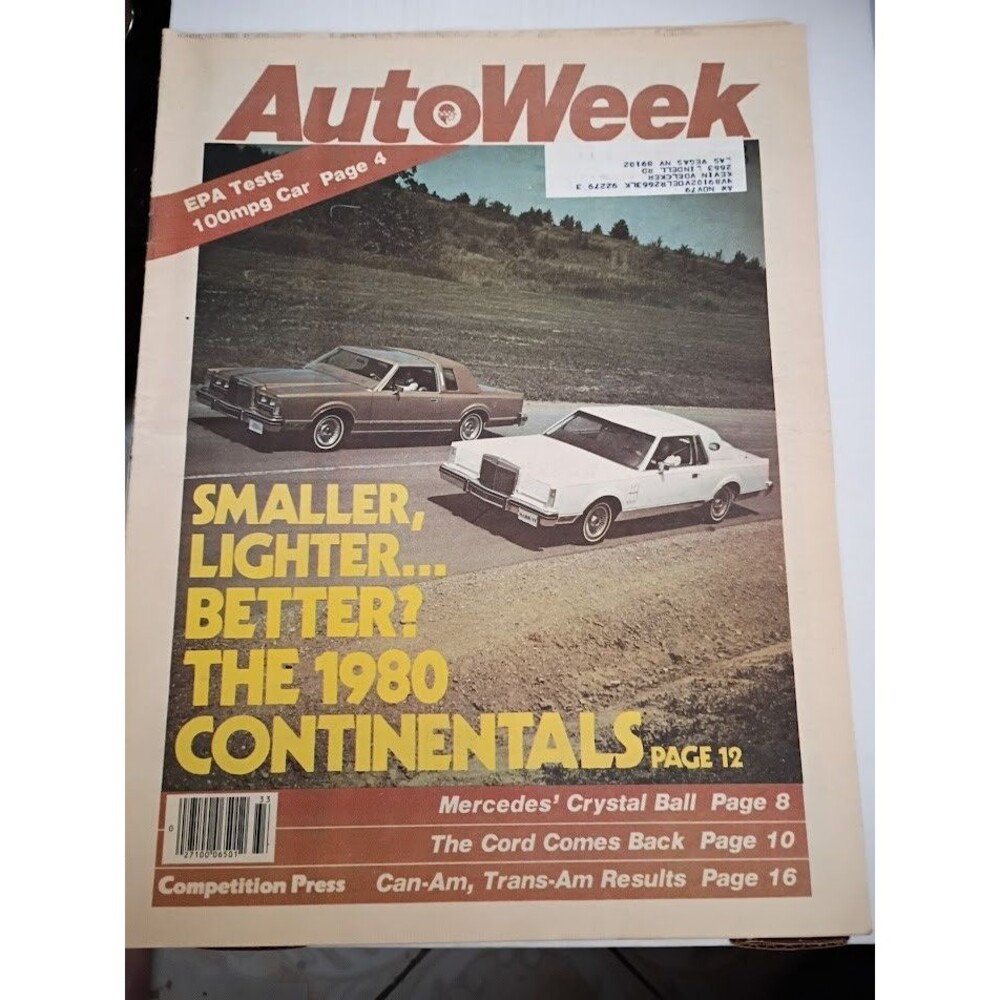 AutoWeek Magazine - August 13, 1979